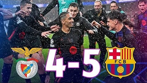 REMONTADA | Barcelona 5 - 4 Benfica | All goals & Highlights | Champions League