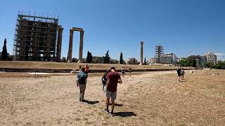 Temple of Zeus, Athens Greece. Olympian Zeus largest Greek Temple