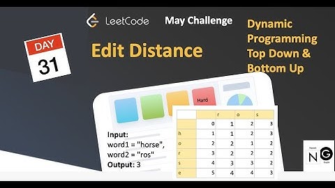 edit distance | edit distance leetcode | leetcoded 72 | top down do | bottom up dp
