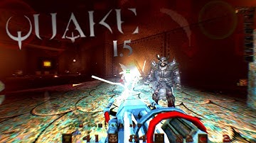 Brutal Quake gameplay (Android/Quad Touch)