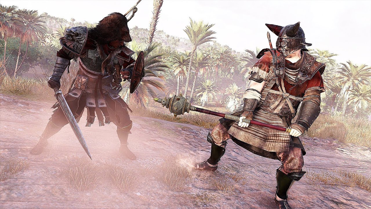 Assassin's Creed Origins Centurion Phylake Battle & Brutal ...