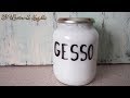 GESSO- Que es?- Como hacer gesso casero fácil y barato-Manualidades y tutoriales diy- YESO