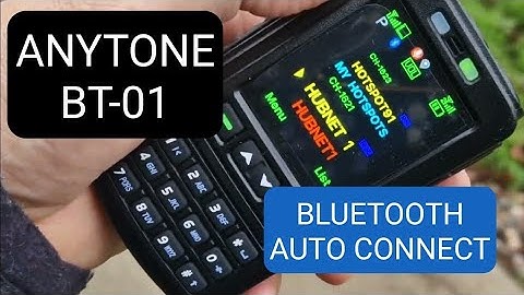 ANYTONE BT-01 Auto Re Connect Bluetooth