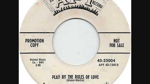 The Cavaliers - Play By The Rules Of Love 1958