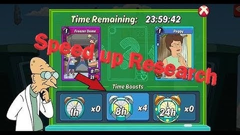 Research boost and SFC Animation Throwdown