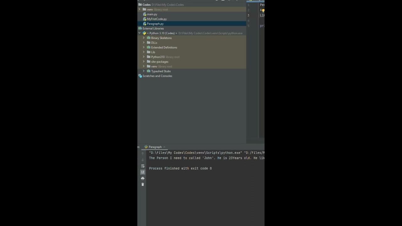Writing Paragraph by Python - YouTube