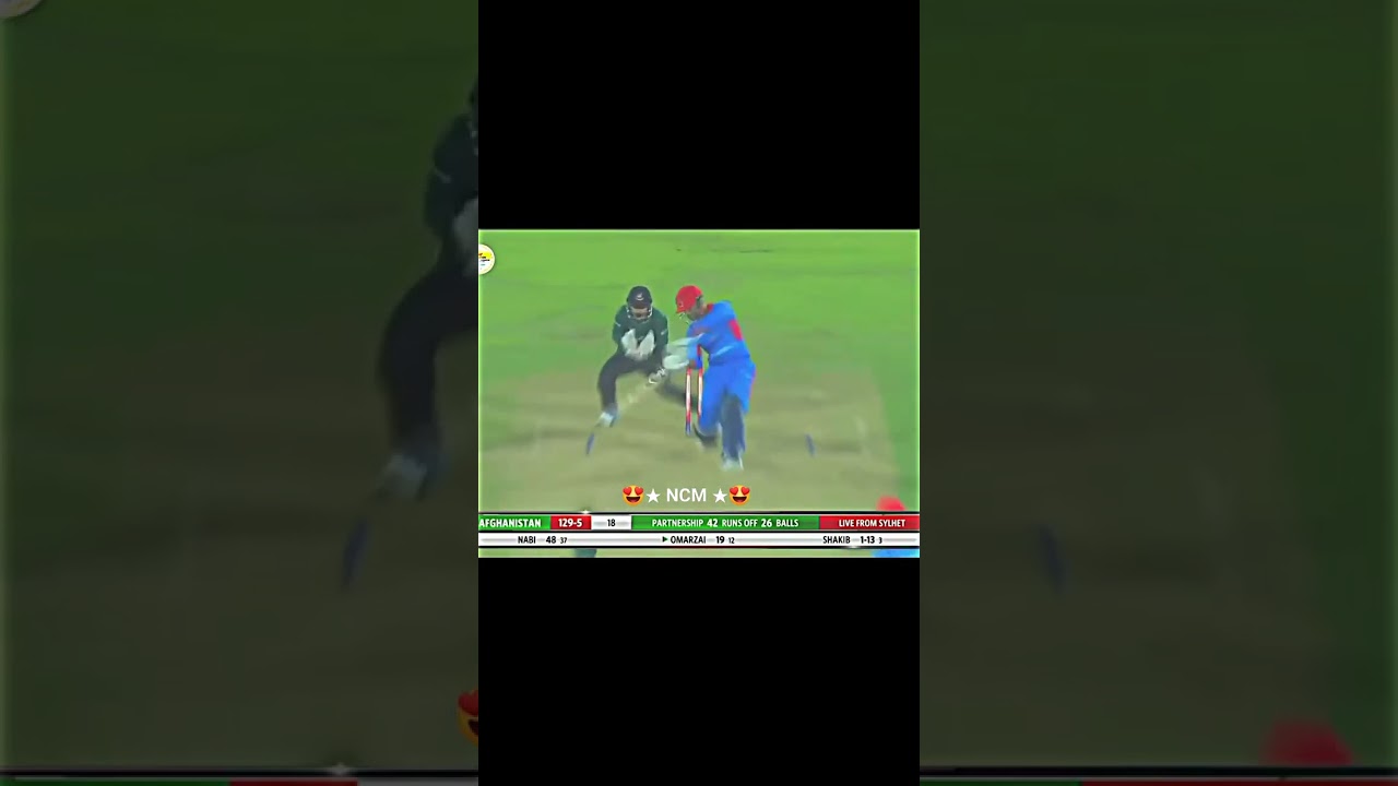 Azmatullah Omarzai batting vs Bangladesh/Afghanistan vs Bangladesh 1st T20I 2023.