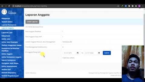 Tutorial Slims 9 Bulian Menu Pelaporan