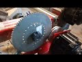 spindle drive motor drive gear made from scrap