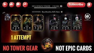 Hellspawn Tower 170 & Reward 🎮 Mortal Kombat Mobile/MK Mobile/MKM #mortalkombatmobile #mkmobile #mkm