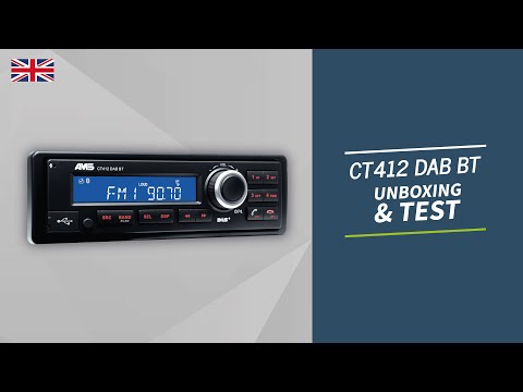 AMS DAB Bluetooth radio - unpacking and test