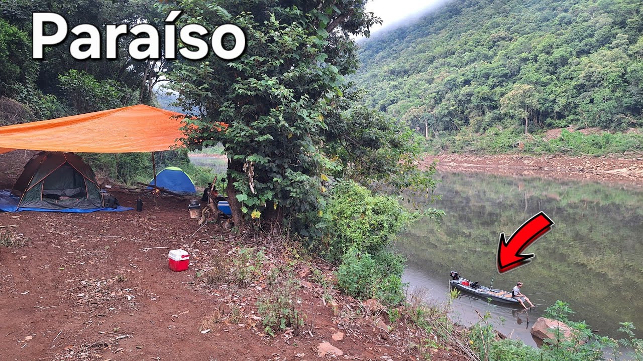 Acampamos no Mato e Levamos a Isca que as Traíra e Jundiá não Aguentam ver, Pescaria Raiz.