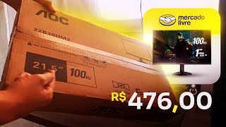 Unboxing Monitor AOC 21,5 - 22B30HM2 | Melhor Custo Benefício Para 2025