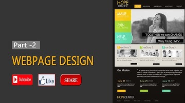 Web Page Design Part-2 in photoshop