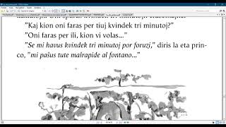 Esperanto with the  Little prince/ Chapter 23