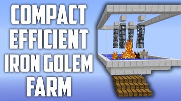 Tiny Iron Golem Farm - Simple, Compact & Efficient [Factions Spawner Tutorial!]