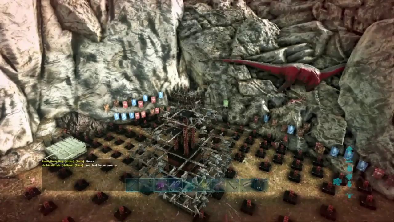 Ark oil cave base tour Week 3 6x boosted YouTube