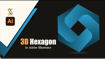 3D Hexagon Logo Design in Adobe Illustrator | Step by Step Tutorial