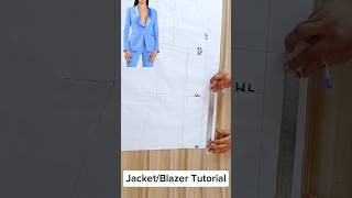 How to cut and sew a Jacket/blazer. #sewing #jacket #blazer