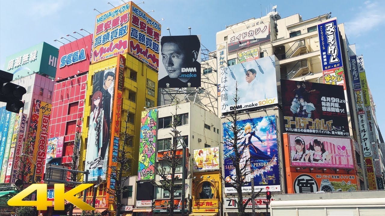 Tokyo Akihabara walk part2 東京 秋葉原散歩 後編 - 4K