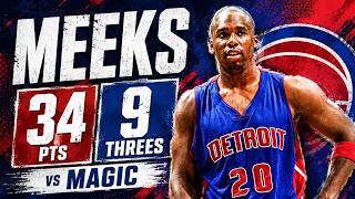 Jodie Meeks 34 pts 9 threes vs Magic 14/15 season