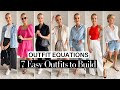 EASY SUMMER OUTFIT CONSTRUCTS | BUILDING LOOKS WITH THINGS YOU HAVE IN YOUR WARDROBE