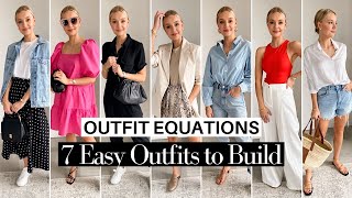 EASY SUMMER OUTFIT CONSTRUCTS | BUILDING LOOKS WITH THINGS YOU HAVE IN YOUR WARDROBE