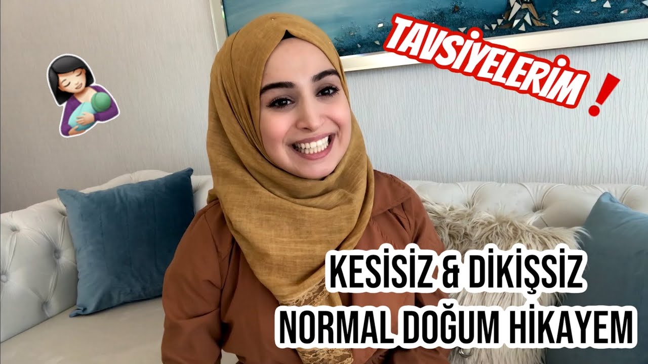 KESİSİZ VE DİKİŞSİZ NORMAL DOĞUM HİKAYEM 🤱🏻 | TAVSİYELERİM