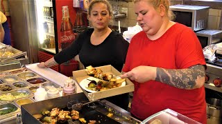 Street Food In Budapest Hungary Tasty Foods At City Central Market