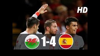Galler vs İspanya 1-4 Maç Özeti HD (11/10/2018)