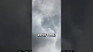 What’s the difference between partly cloudy and partly sunny?🌤️