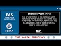 FEMA Alert EAS Scenario - Mind Eater