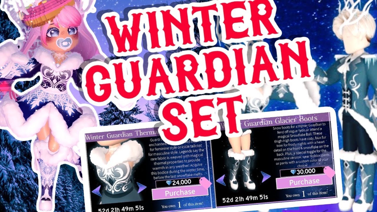 Live Winter Guardian Set Giveaway New Set Is Out Royale High Teaspill Youtube