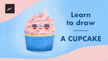 🧁Step by Step: How to Draw a Cupcake | Procreate | Beginner-Friendly🧁
