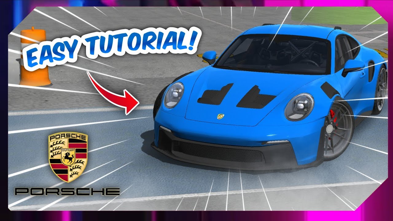 How To Make Logo Porsche Car Parking Multiplayer wizmedia YouTube