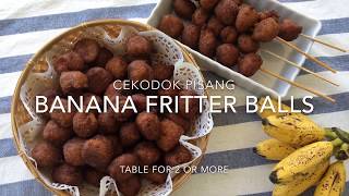 Banana Fritter Balls @ Cekodok Pisang