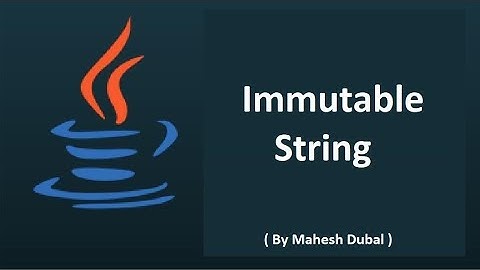 Immutable String in Java