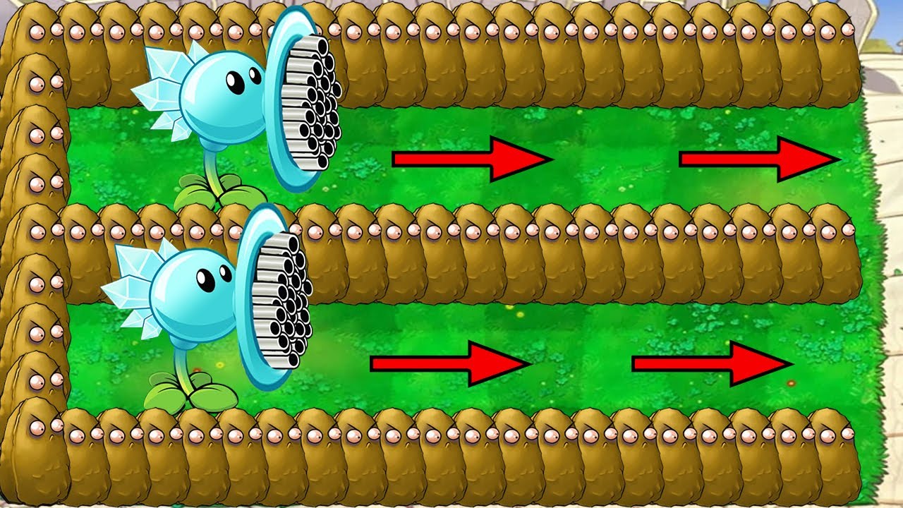 99 Snow Pea Vs 99 Snow Pea Vs Giga Gargantuar Vs Dr. Zomboss - Plants ...
