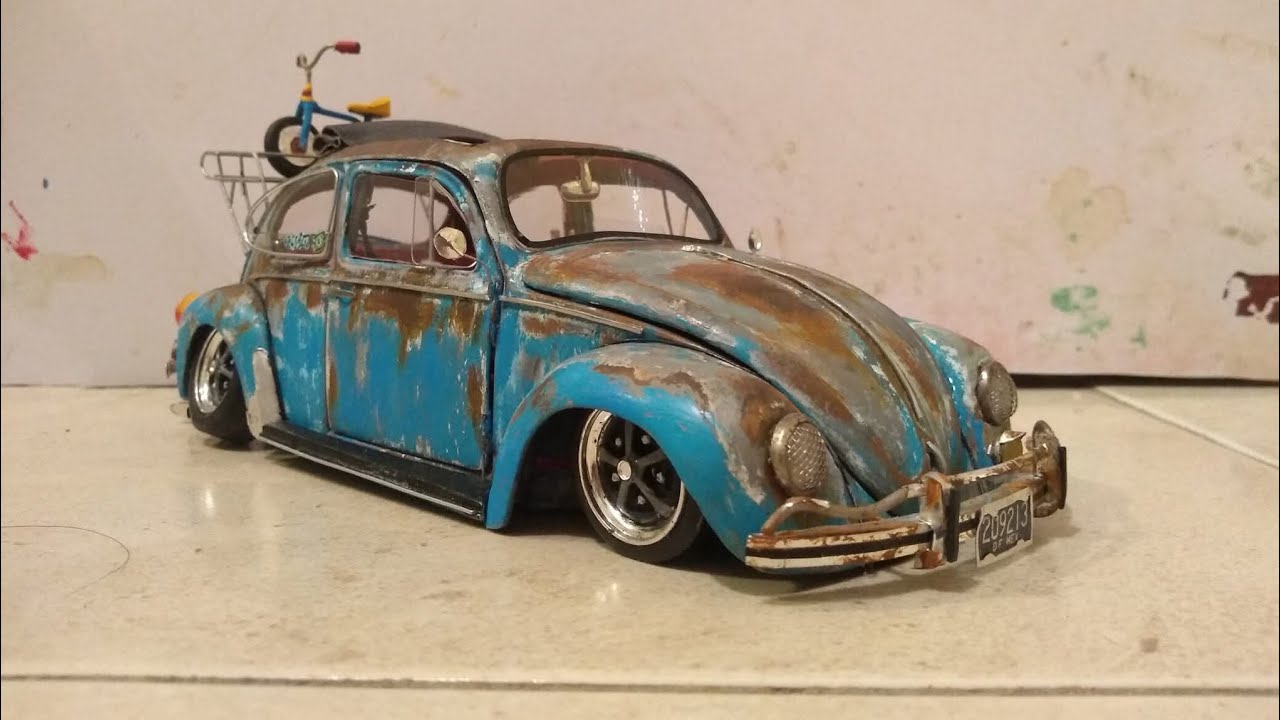 vw kafer patina 1980 scale 1:18 