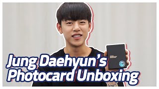 Jung Daehyun's Unboxing Video: Jung Daehyun’ Official Limited-Edition Photo Card
