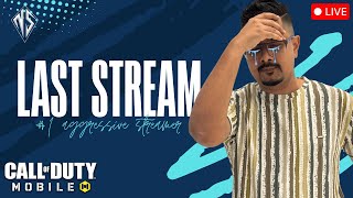 🔴 LAST STREAM/SAYING GOODBYES😭😔💔 #codm #callofdutymobile