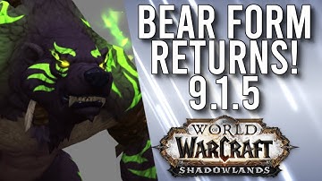 NEW BEAR FORM! Huge Legion Timewalking Update In Patch 9.1.5! - WoW: Shadowlands 9.1
