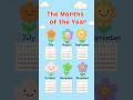Months of the Year Song for Kids 🎶