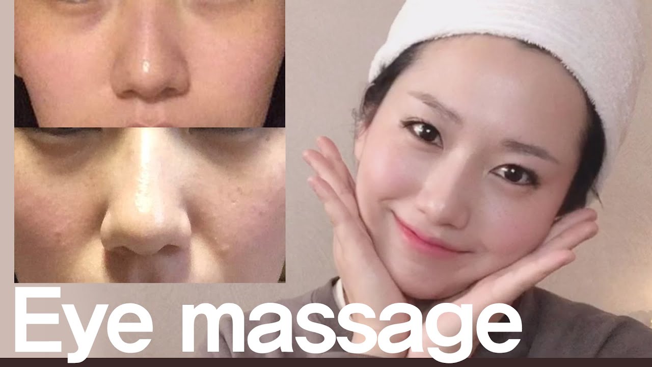 🌎 MASSAGE FOR EYE WRINKLES, DARK CIRCLE, EYE POCKET, 눈가 마사지, 眼部按摩 YouTube