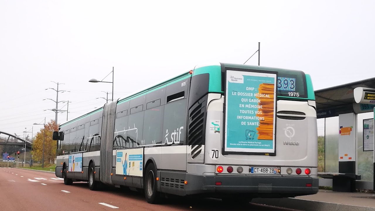 Ligne de bus RATP 393 l citelis 18n°1975