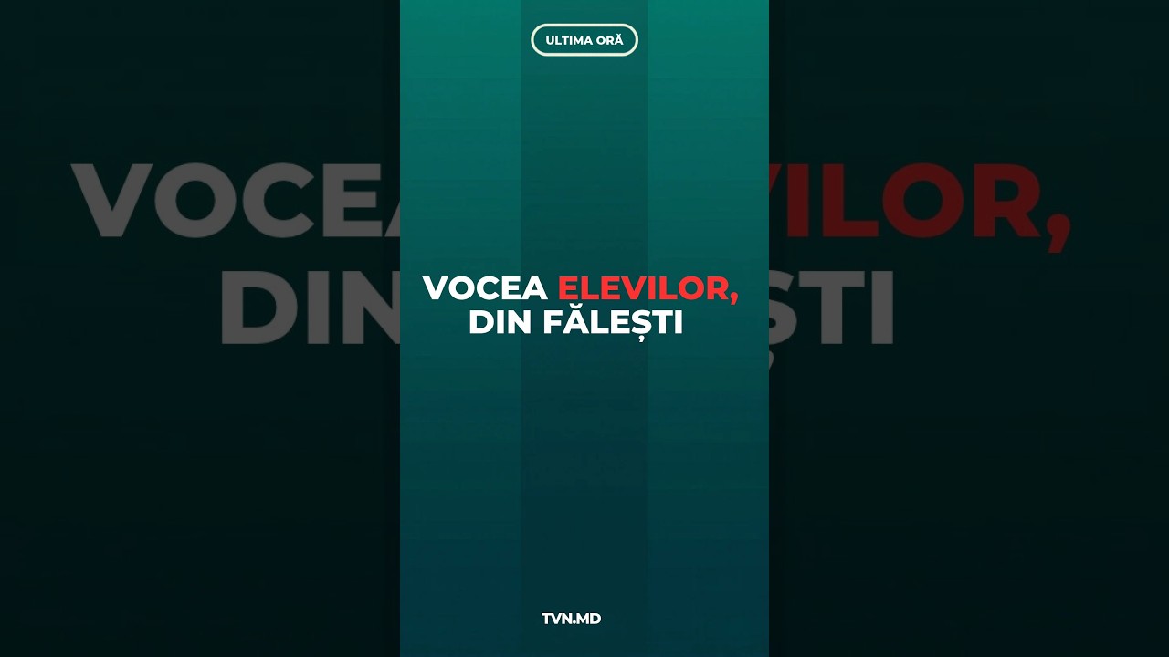 ELEVII AU VOTAT CINE LE VA REPREZENTA INTERESELE
