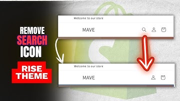 Remove SEARCH BAR From Shopify RISE THEME Header (BEST Working Methods)