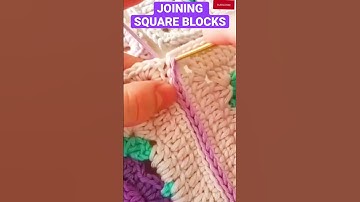 joining granny squares crochet#shorts #yt