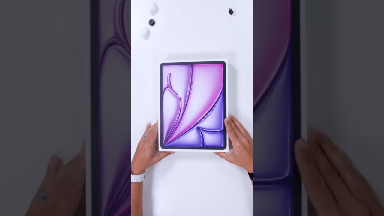 Unboxing the new  M4 iPad Air in Purple 💜 - YouTube