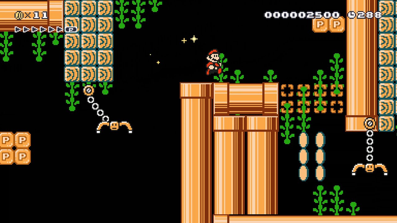 Trial 2: Swinging Claw Gold Mine by kai money! 🍄Super Mario Maker 2 ...